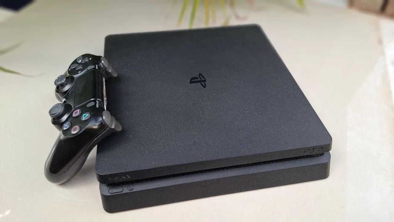 PS4 Slim (1000gb) + JOGO - Foto 3