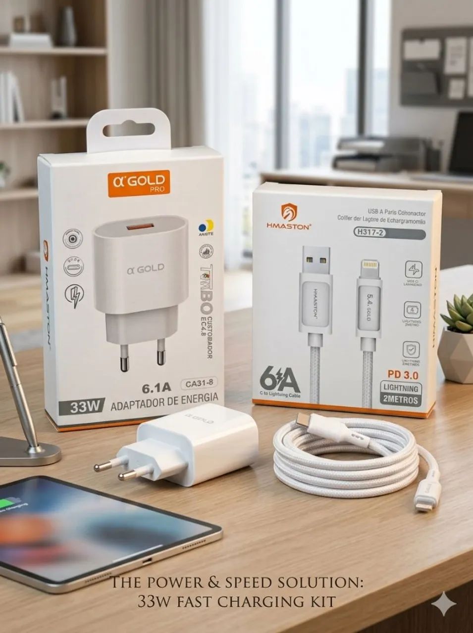 Carregando pra iPhone  USB-C para Lightning  até 13