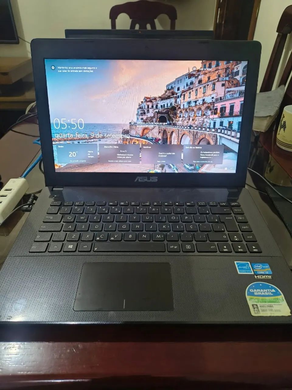 Notebook Asus X451ca Core I3 4gb Ssd 240gb 14 Windows 10 (Usado) - Foto 2