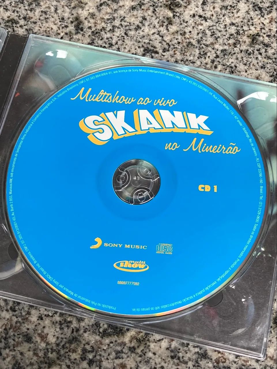 CD Duplo Skank - Multishow Ao Vivo no Mineirão (Excelente Estado