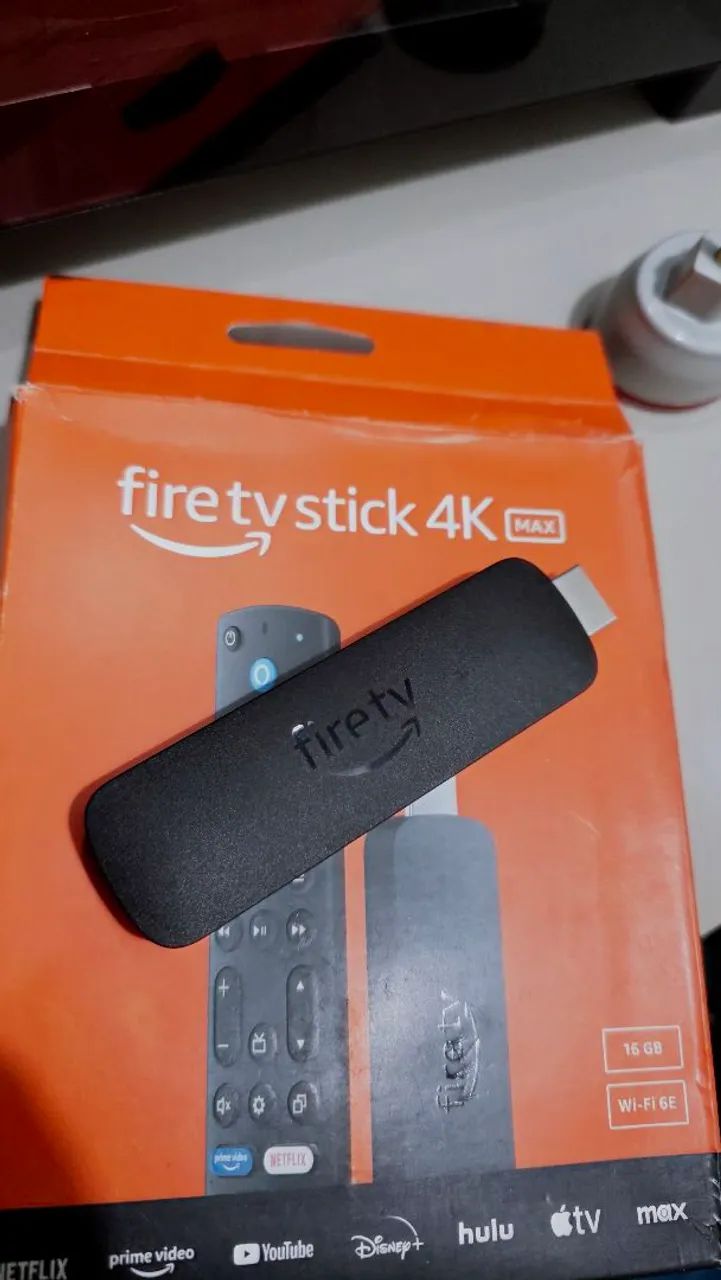 Amazon Fire TV Stick 4K Max 2ª Geração 16GB Wi-Fi 6E (NOVINHO!!)