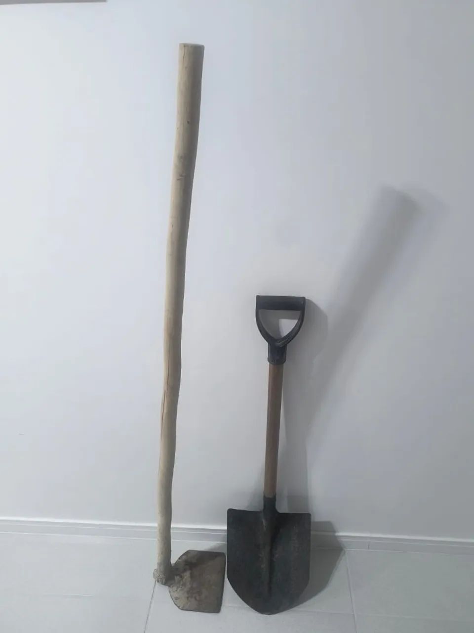Pá e enxada de qualidade