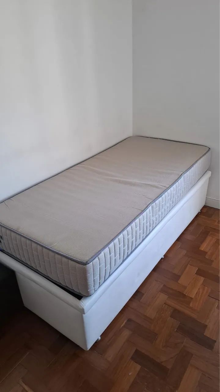 Cama box  baú solteiro com colchão  - Foto 4