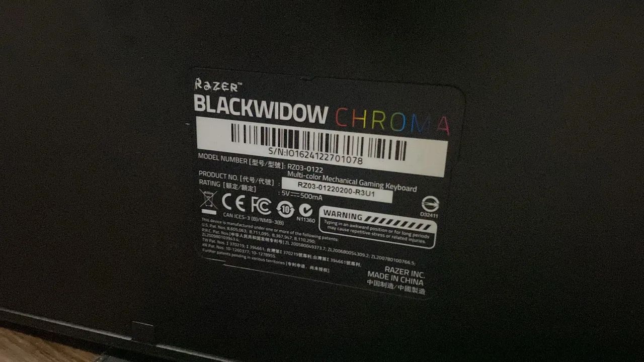 teclado razer blackwidow chroma - Foto 2