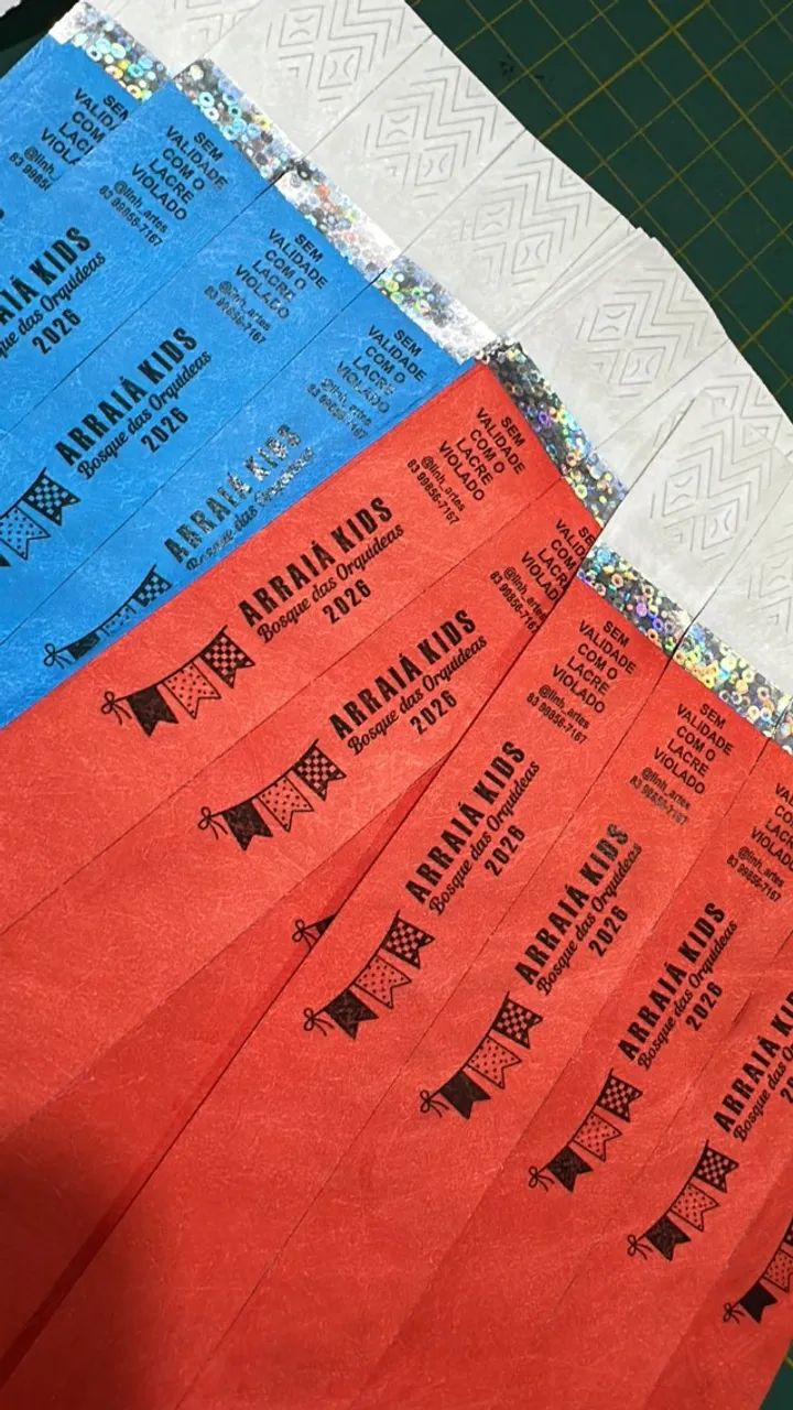 Pulseiras personalizadas para eventos em João Pessoa.