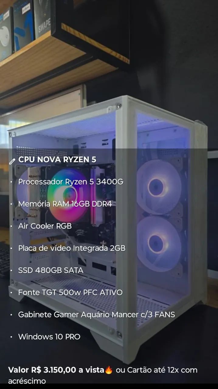 CPU RYZEN 5 3400G - Foto 2