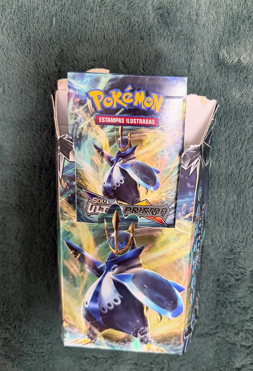 Nunca Usado! Box Pokémon Sol E Lua Ultra Prisma Completo
