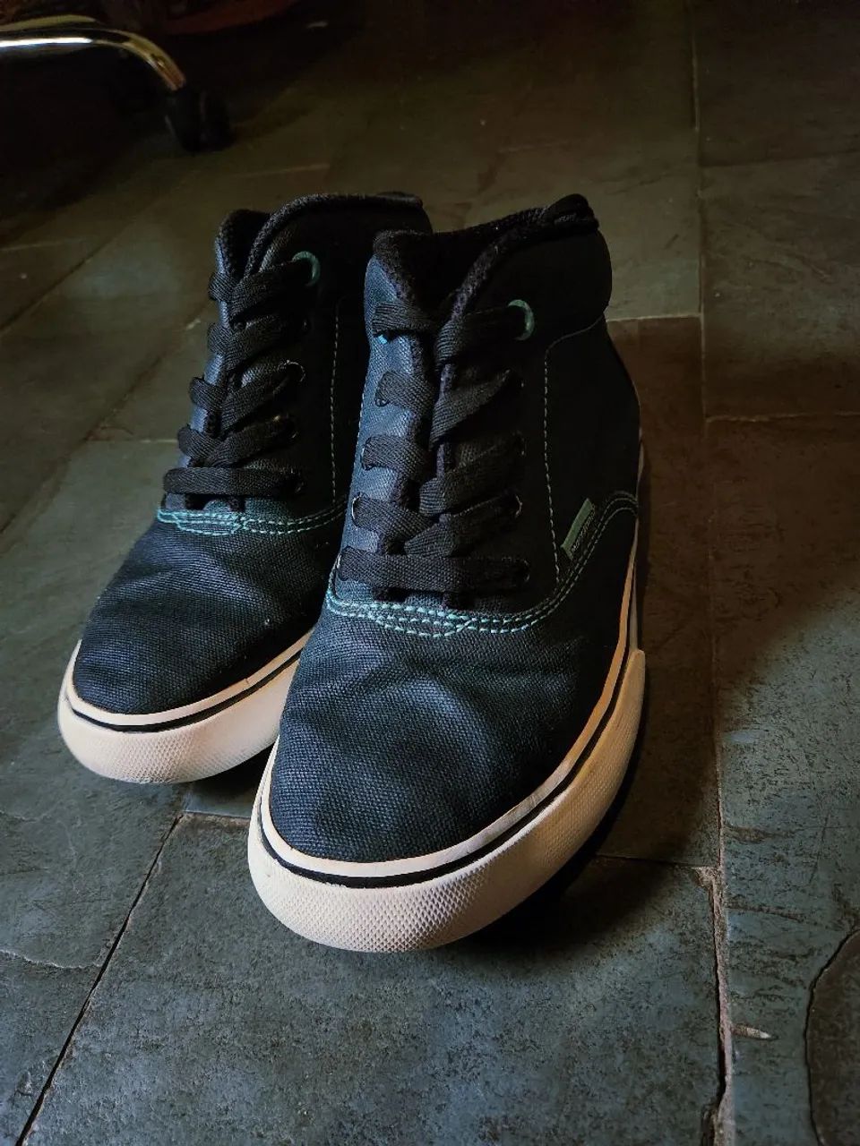 Tênis skate Mary Jane azul - Foto 2