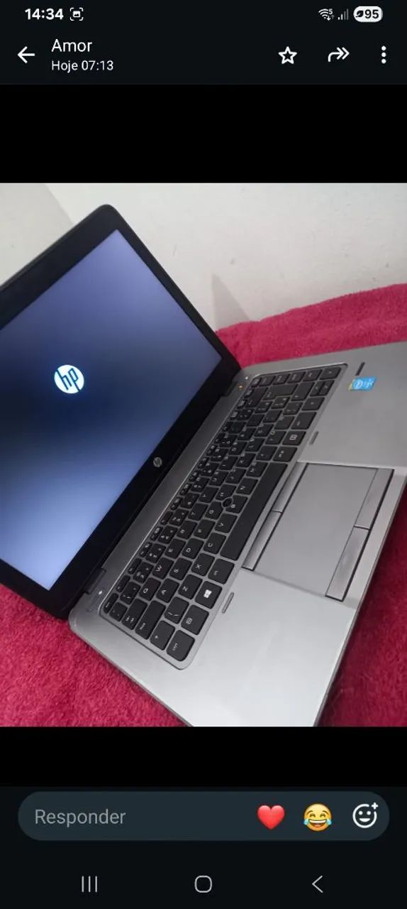 Notebook  elitebook hp i5 ssd 8gb garantia 