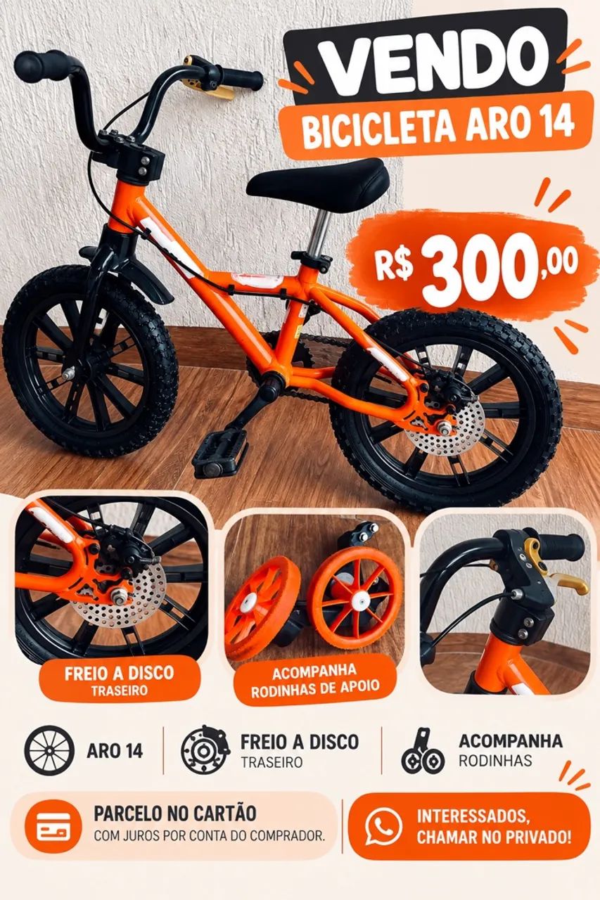 Bicicleta Infantil 