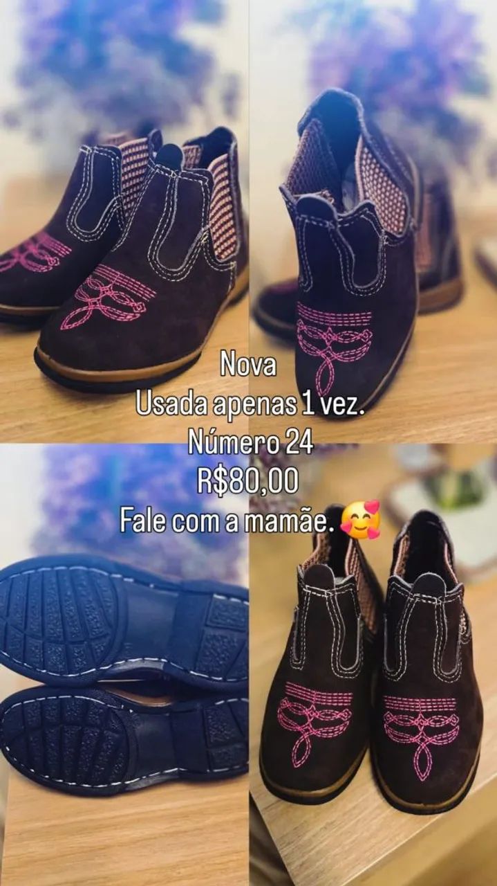 Botas para criança num 24 - Foto 2