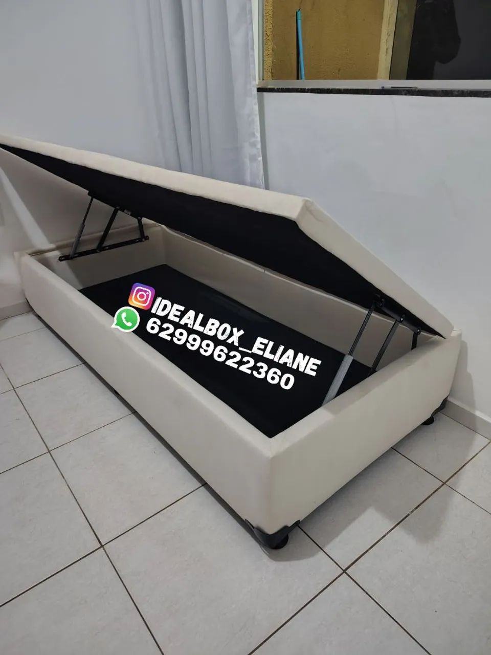 Box baú solteiro 88*188 - Promoção  - Foto 3