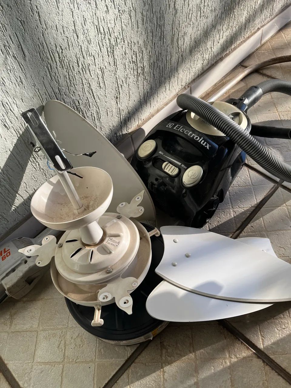 Aspirador de pó máquina de cortar grama ventilador e disco de freio bug - Foto 5