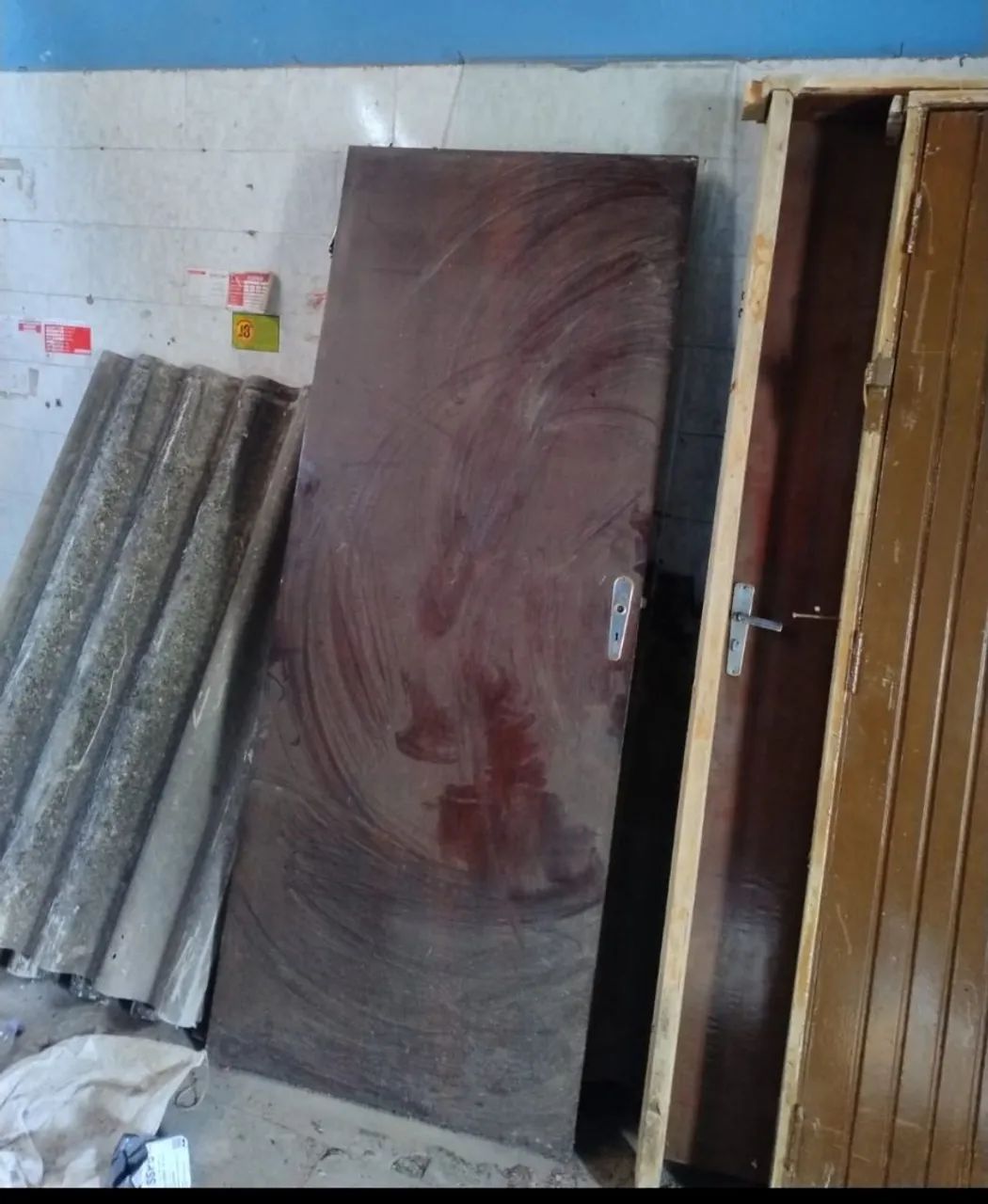 Folha de porta de madeira 0,82x210 - Foto 2