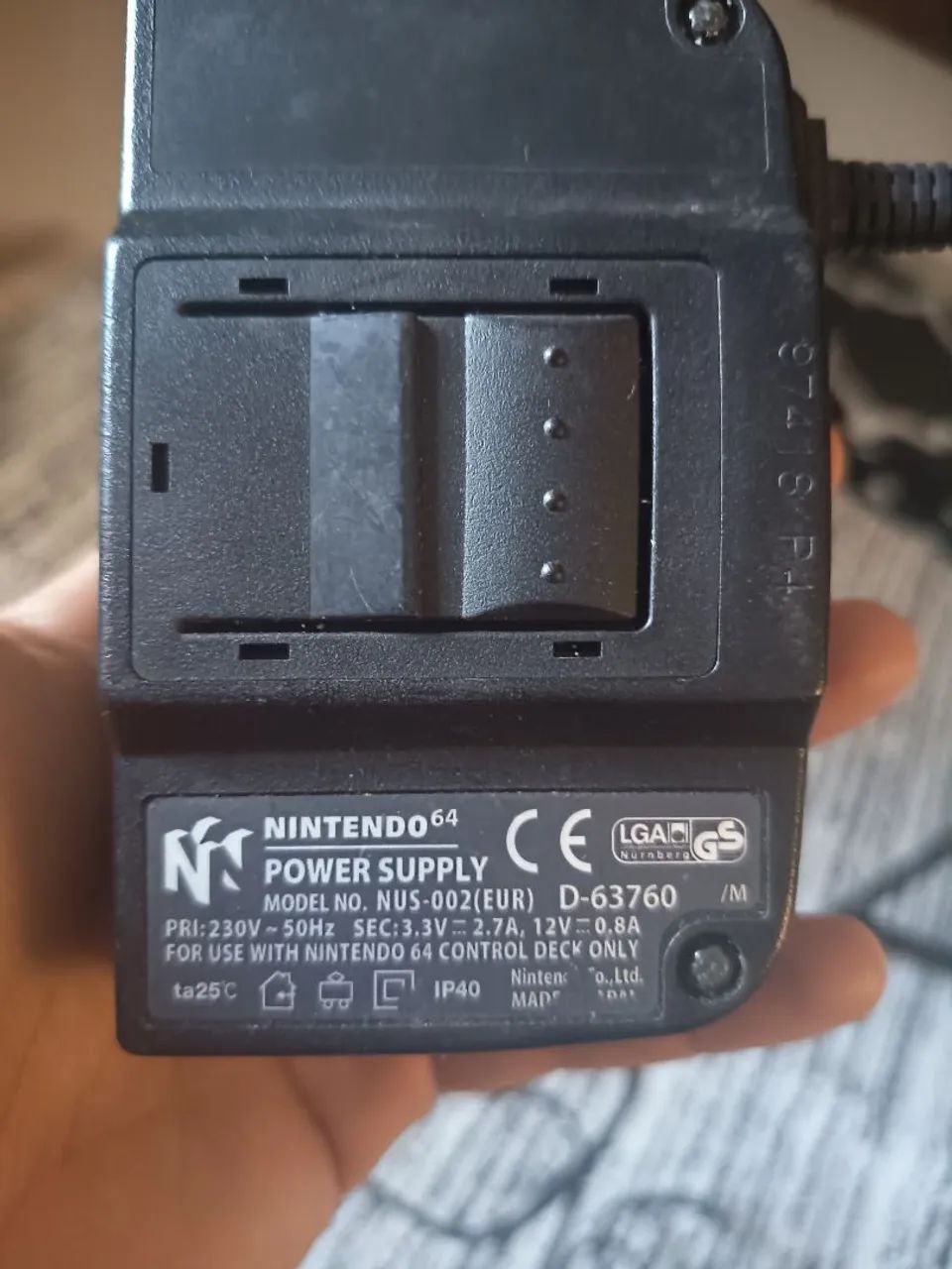 Fonte Nintendo 64 220v