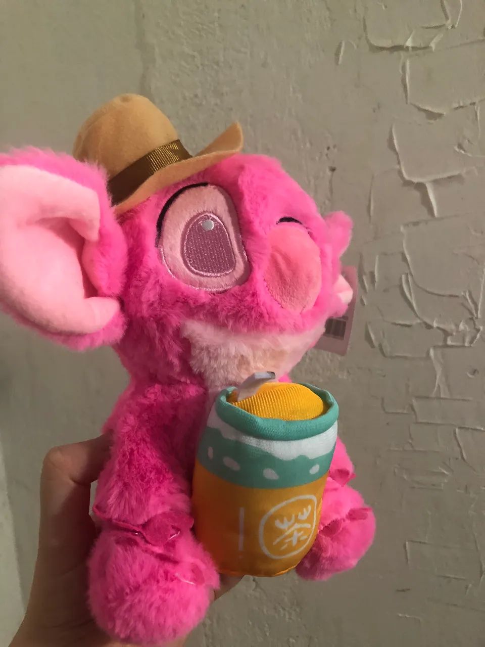 Pelúcia Stitch cor de rosa nova com etiqueta  - Foto 3