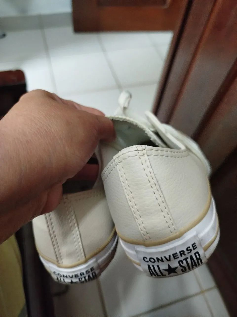 All Star couro bege N° 36 - Foto 3