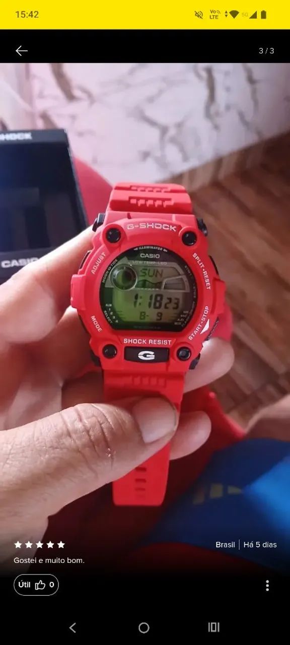 Relógio gshok vermelho  - Foto 2