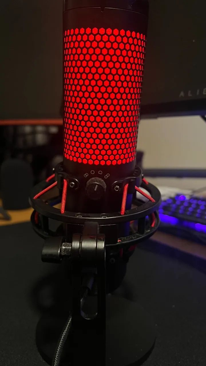 Microfone Condensador Gamer HyperX QuadCast USB - Foto 2