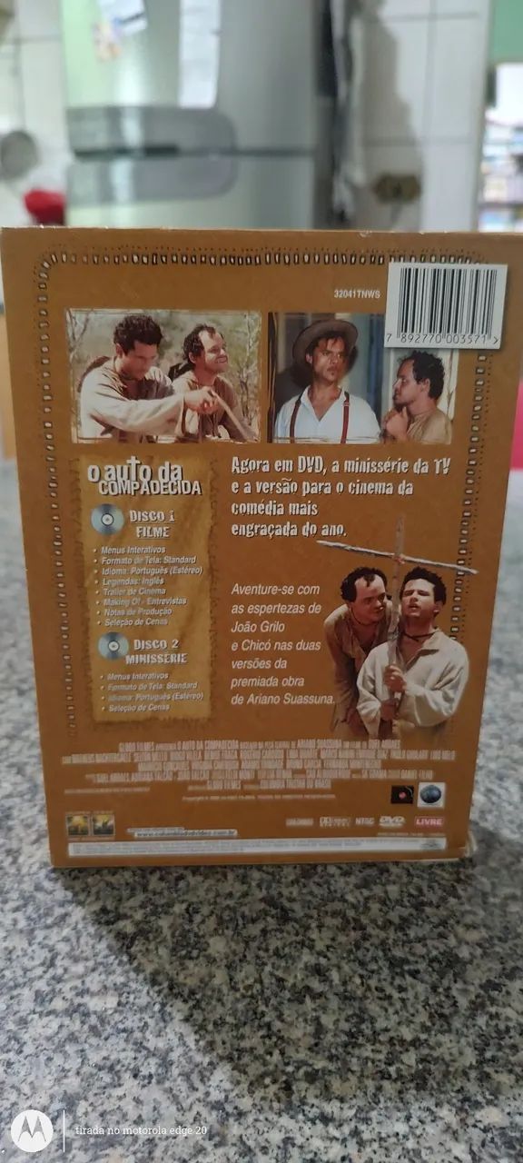 Dvd duplo o auto da compadecida  - Foto 3