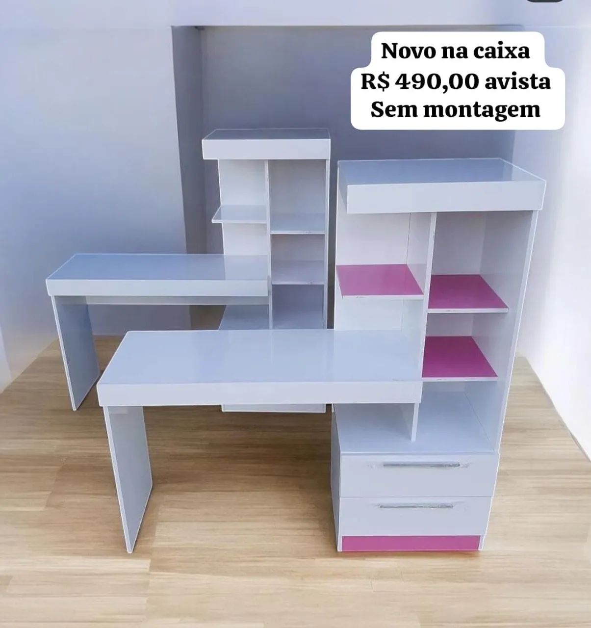 Mesa office Novos na caixa somente  - Foto 3