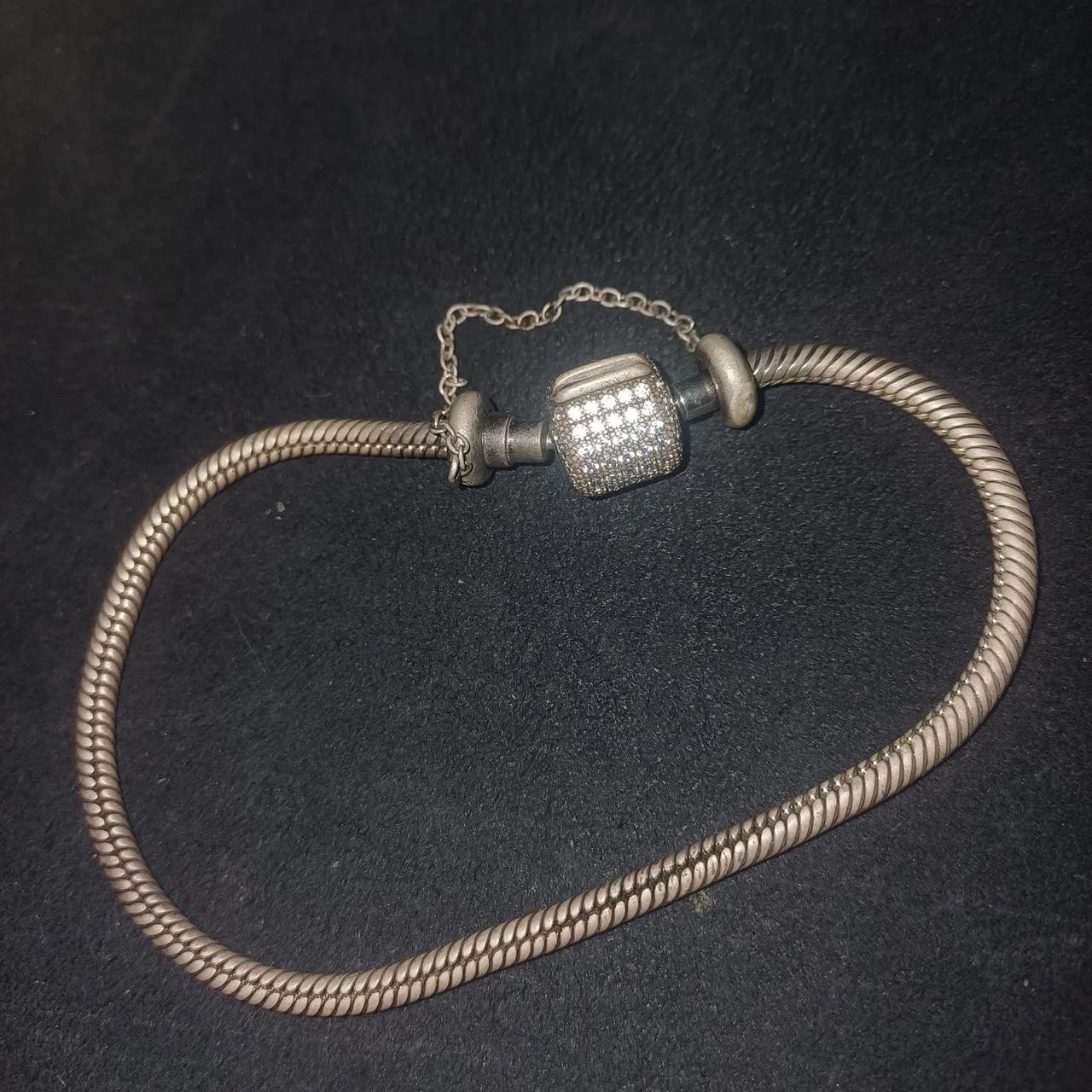 Pulseira vivara cravejada prata 925