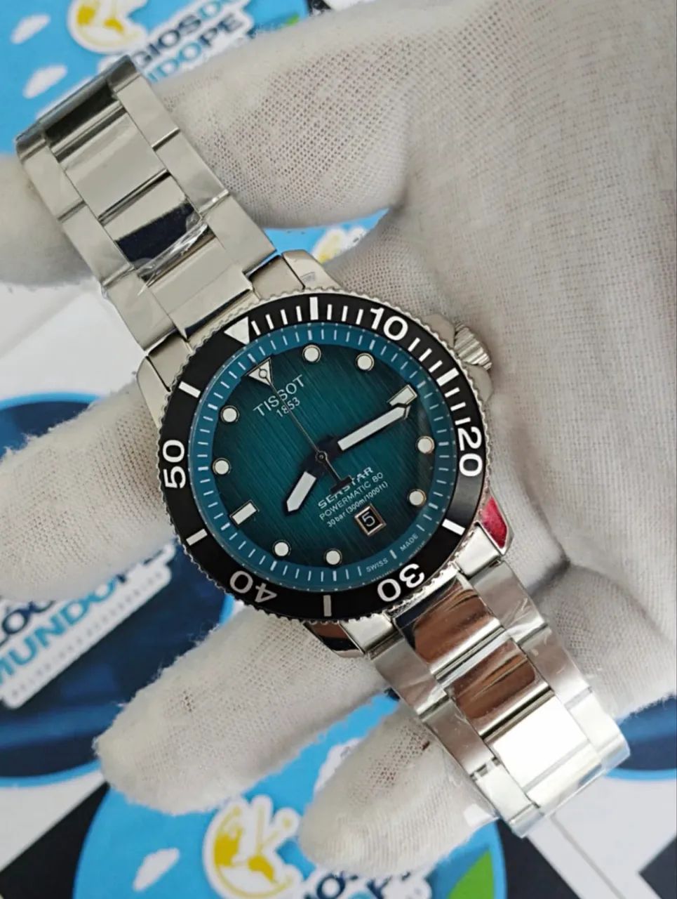 RELOGIO TISSOR SEASTAR GREEN AUTOMÁTICO - Foto 2