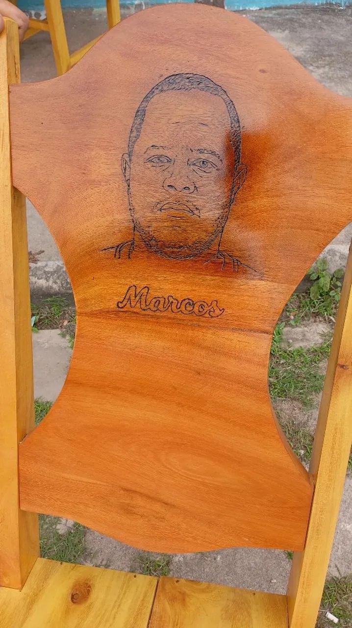 Cadeiras Personalizadas Do Jeito Que Você Quiser - Foto 4