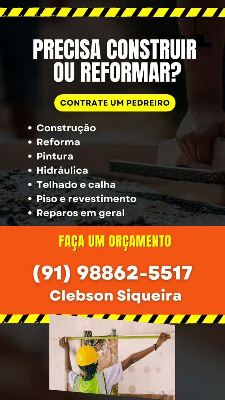 Pedreiro e reparo em geral