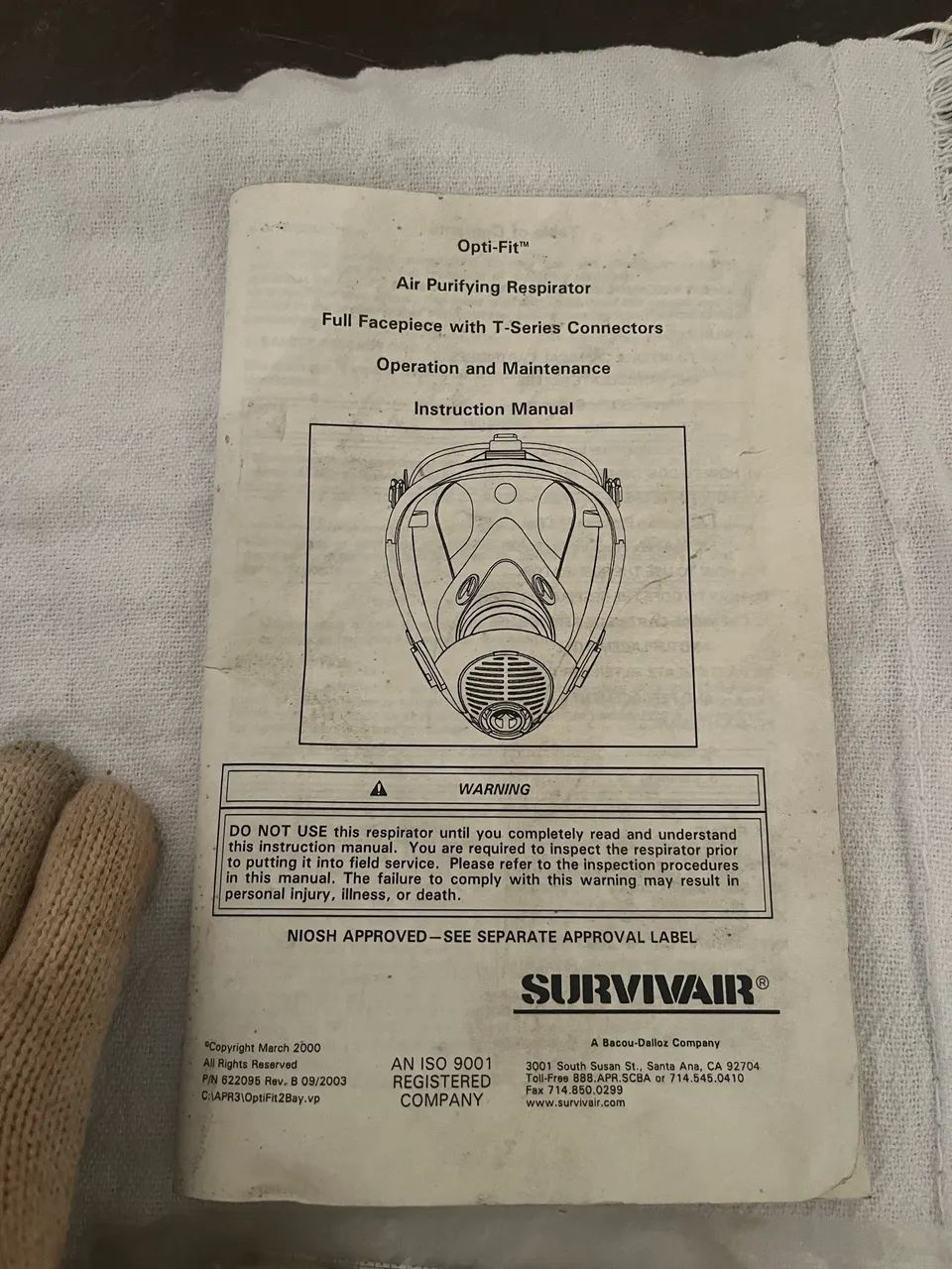 Máscara de proteção contra gases Survivar - Foto 5