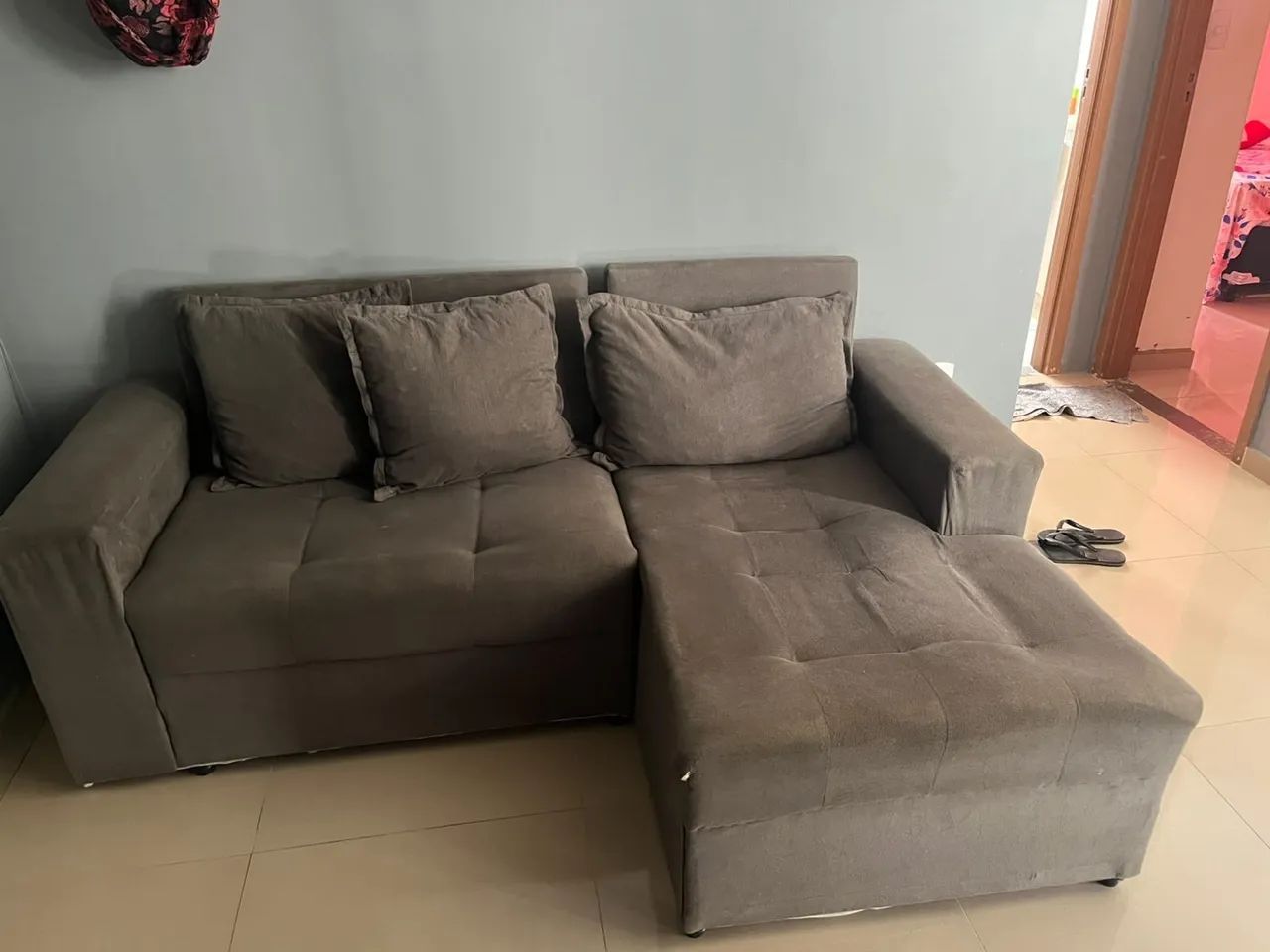 sofá cama 3 lugares  - Foto 3