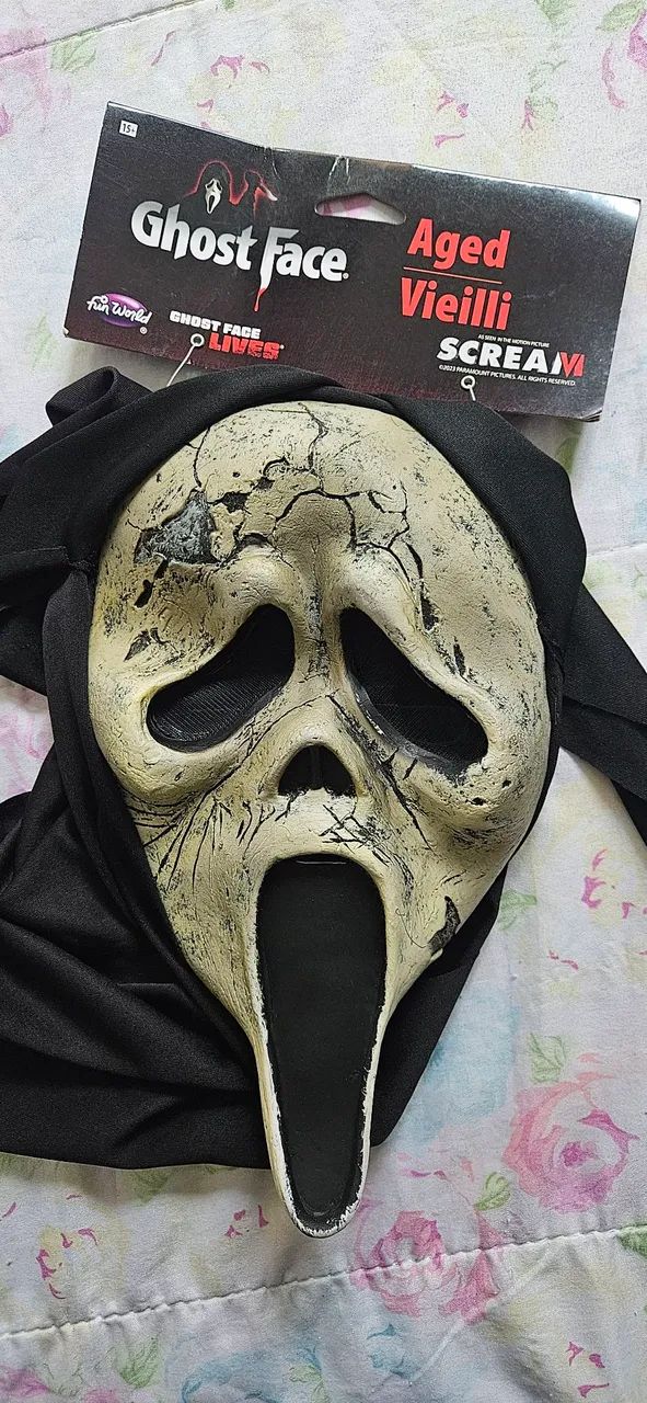 Mascara aged ghostface scream filme 6 nova original  - Foto 5