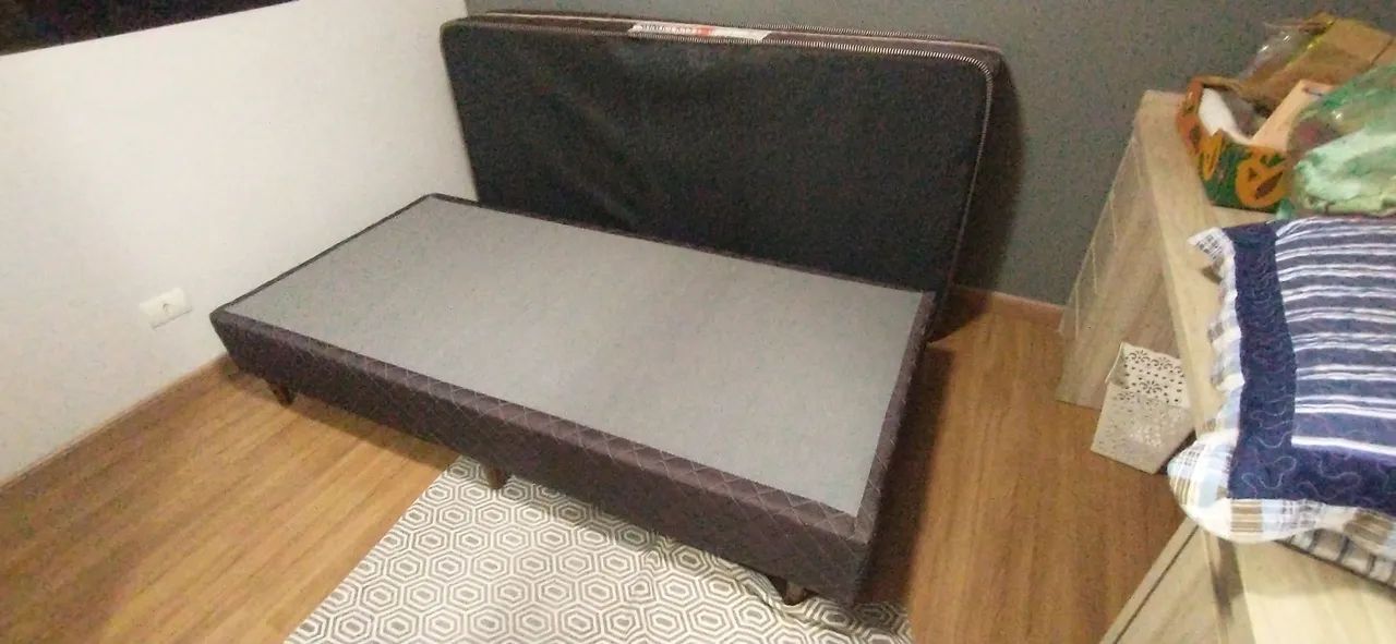 Cama Box - Solteirão - com Colchão  - Foto 2