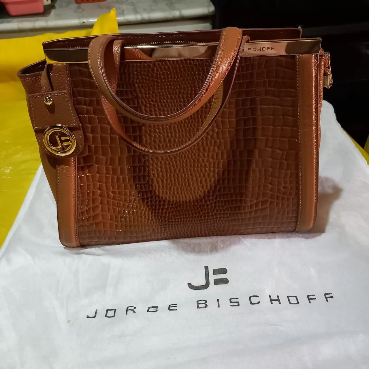 Bolsa Jorge bischoff original semi novo  - Foto 3