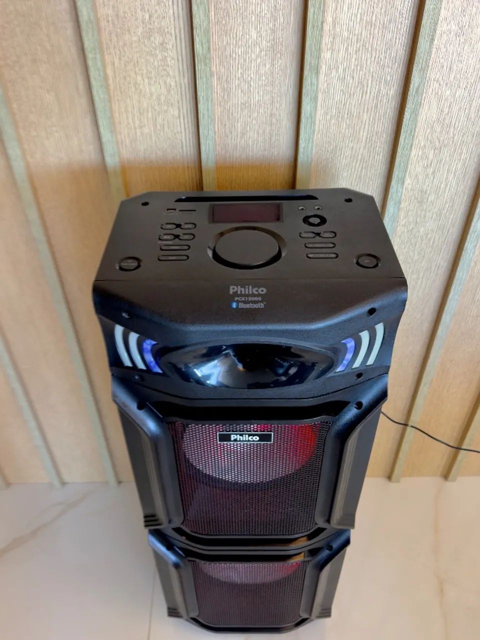 Caixa de Som Philco PCX15000 Bluetooth com LED Colorido - Foto 4