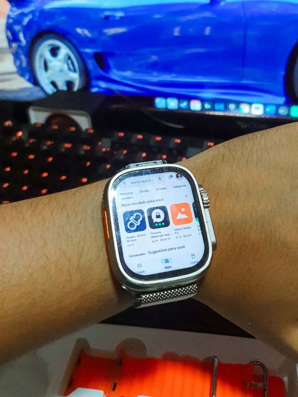 RELÓGIO HORIZON ULTRA - COM PLAYSTORE E WHATSAPP  - Foto 4