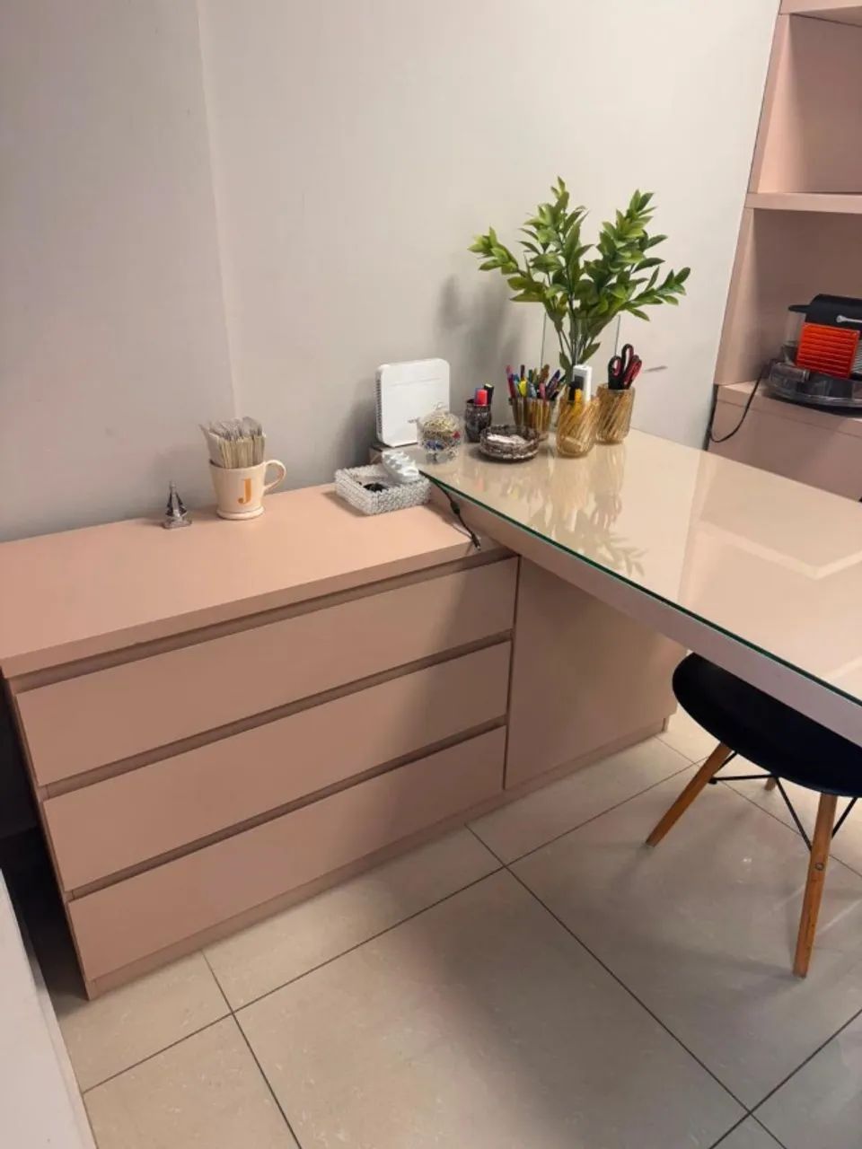 Conjunto Mesa em L + Gaveteiro - Foto 2