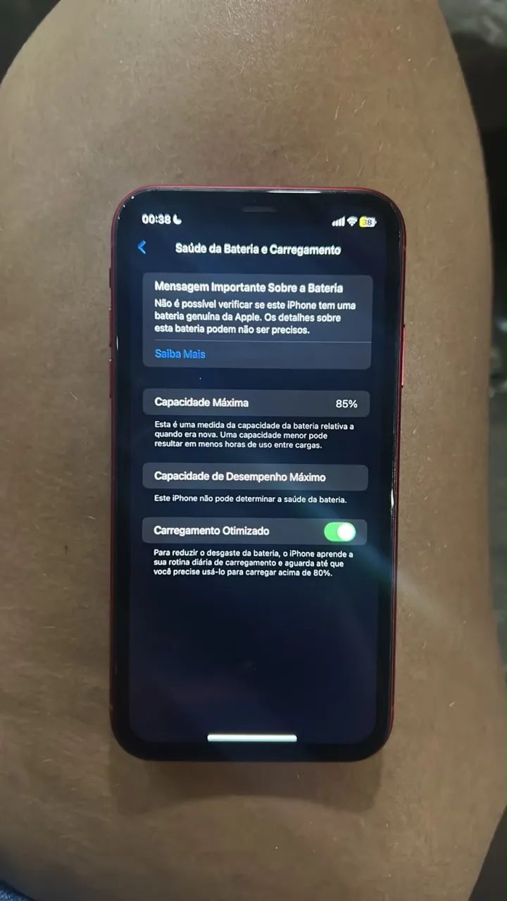 Iphone xr 85% de saude 