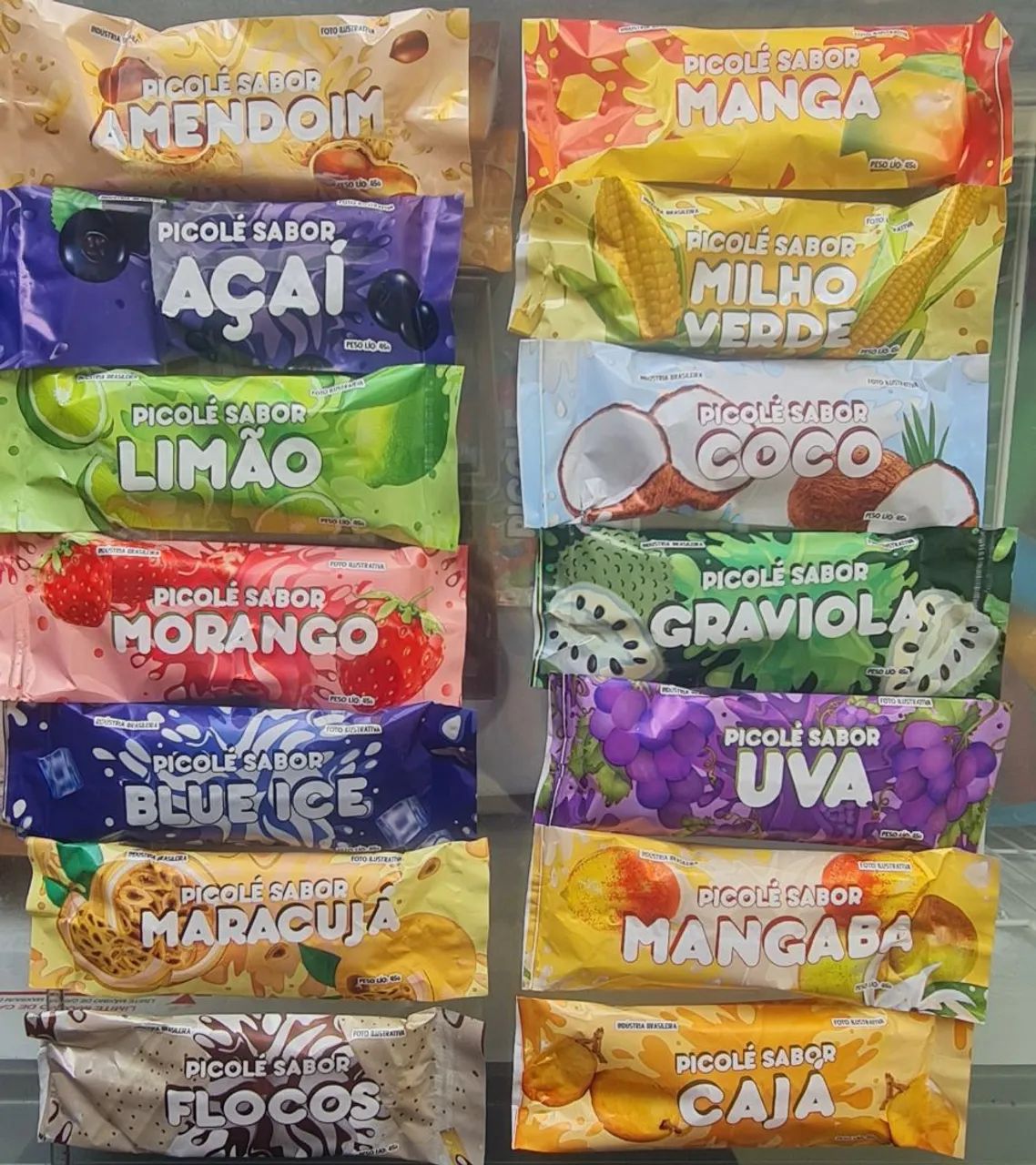 PICOLÉ TROPICAL DE FRUTAS E CREMOSO AO LEITE - Foto 6