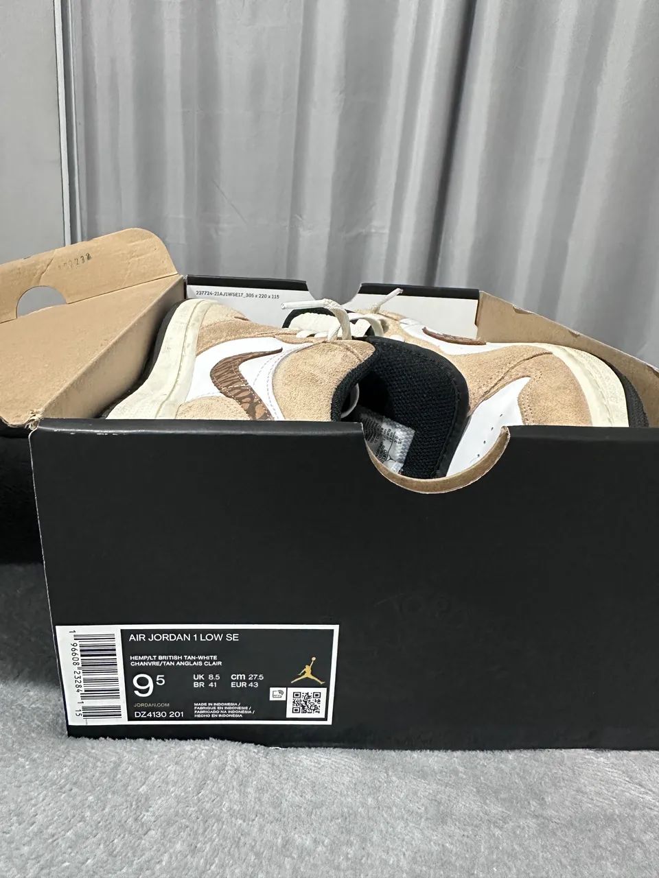 Nike air Jordan 1 low se marrom 41 - Foto 4