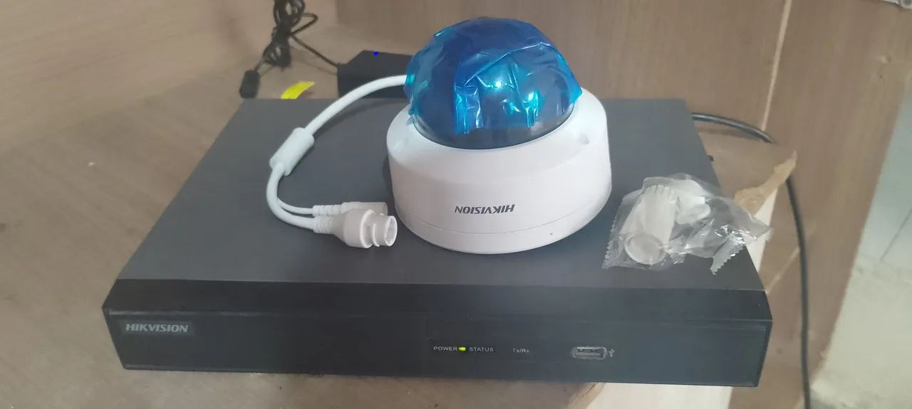 DVR hikvision + câmera dome hikvision c/ áudio  - Foto 2