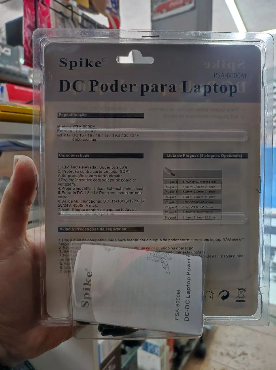 Fonte Universal de Notebook para Carro Spike  - Foto 2