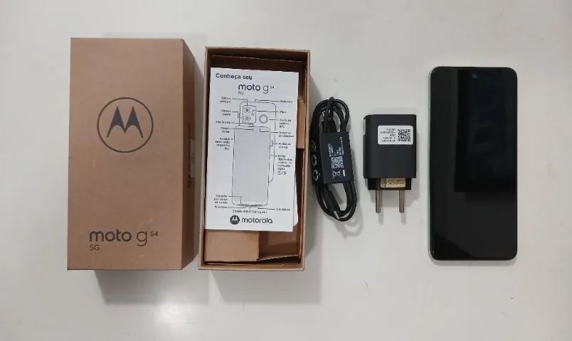 Celular Motorola G54, 256 GB, 8 GB, com película e capa. Usado EXCELENTE estado. - Foto 3