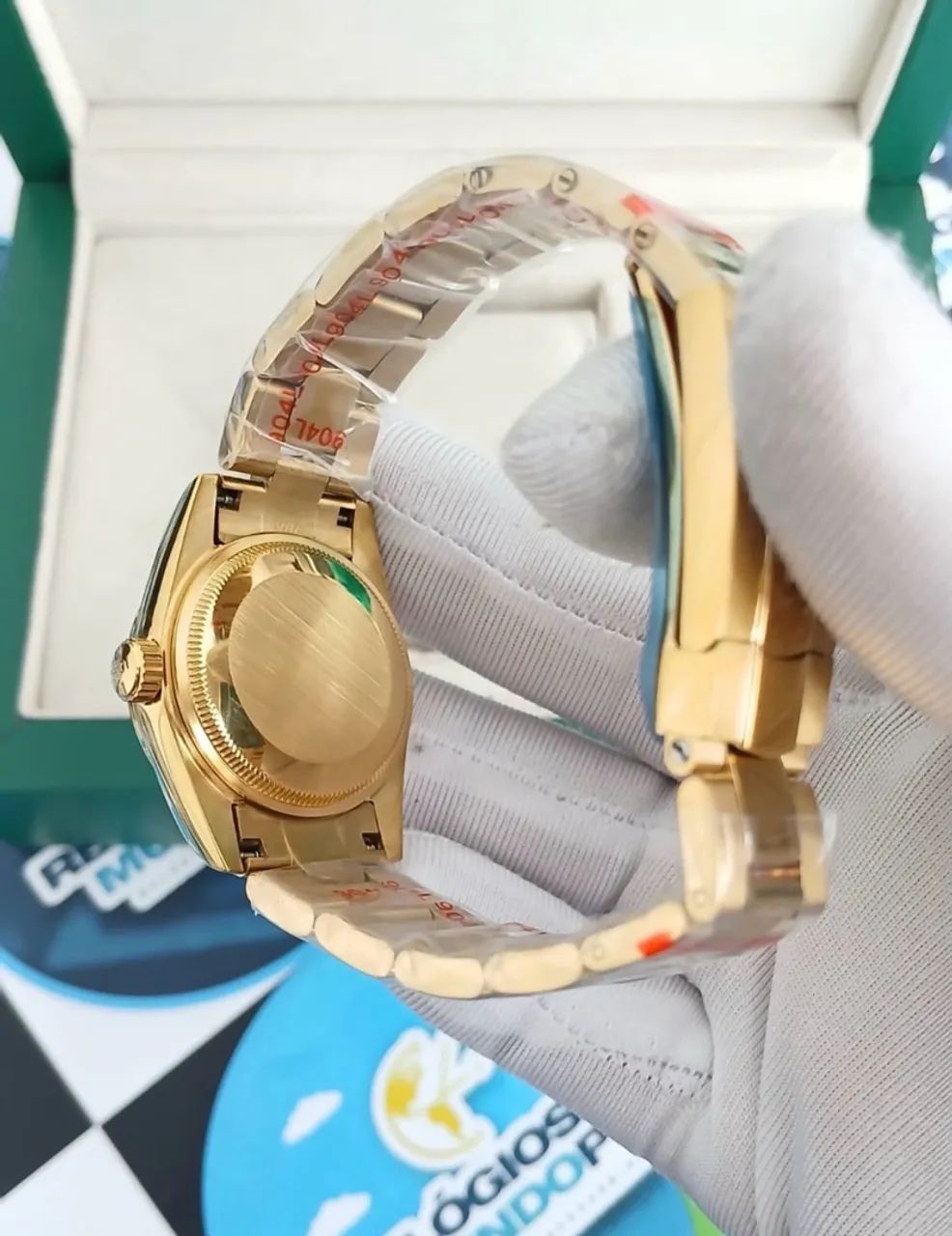 RELÓGIO RLX OYSTER PERPETUAL DOURADO - Foto 5