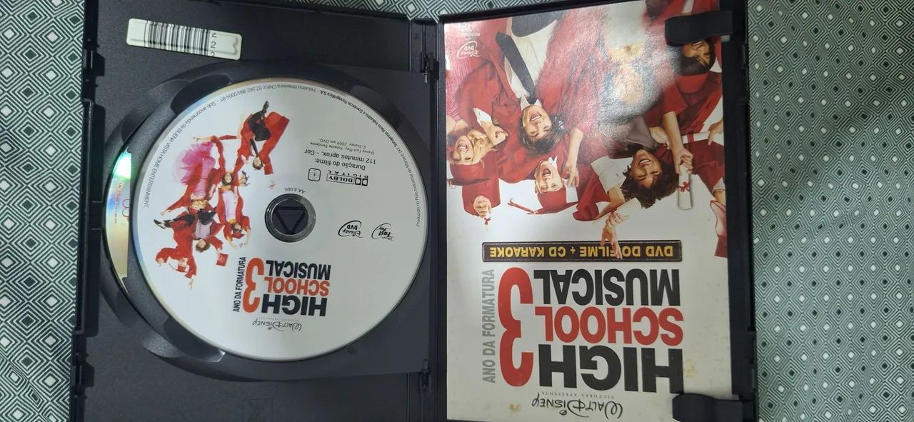 DVDS HIGH SCHOOL MUSICAL 3 DELUXE E VERSAO ESTENDIDA COM KARAOKE  - Foto 2