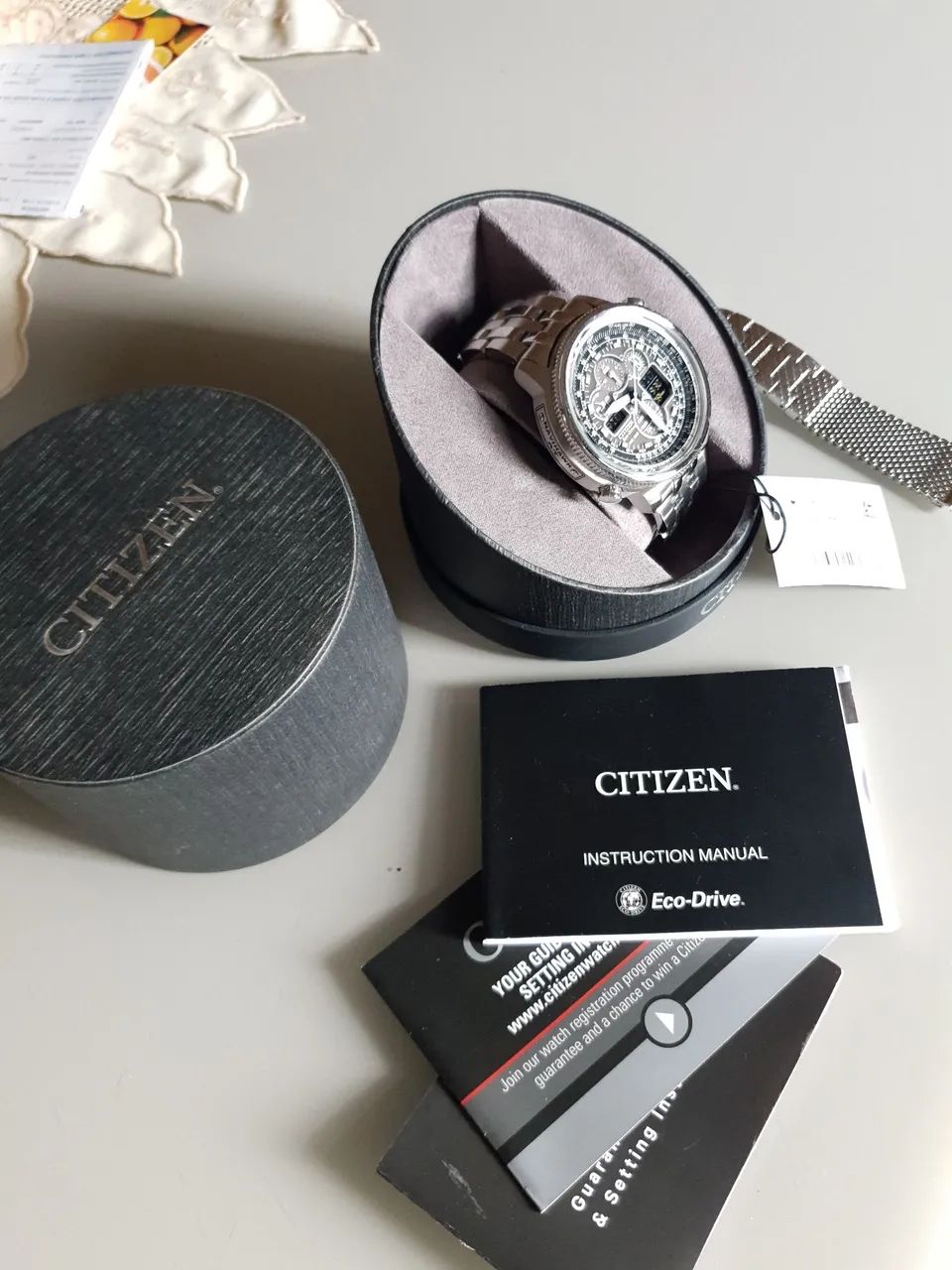 Relógio Citizen Navihawk A-T JY8030-83E ECO-DRIVE  - Foto 2