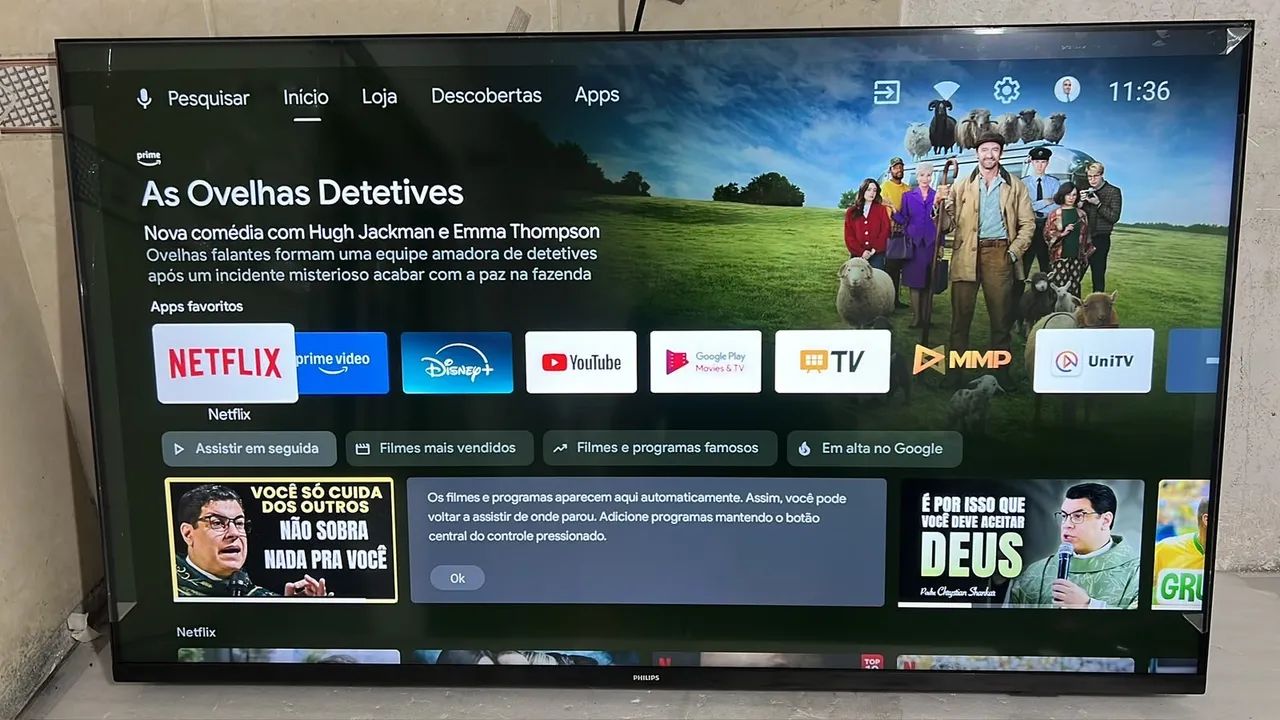 Tv nova na caixa 50 polegadas  - Foto 2