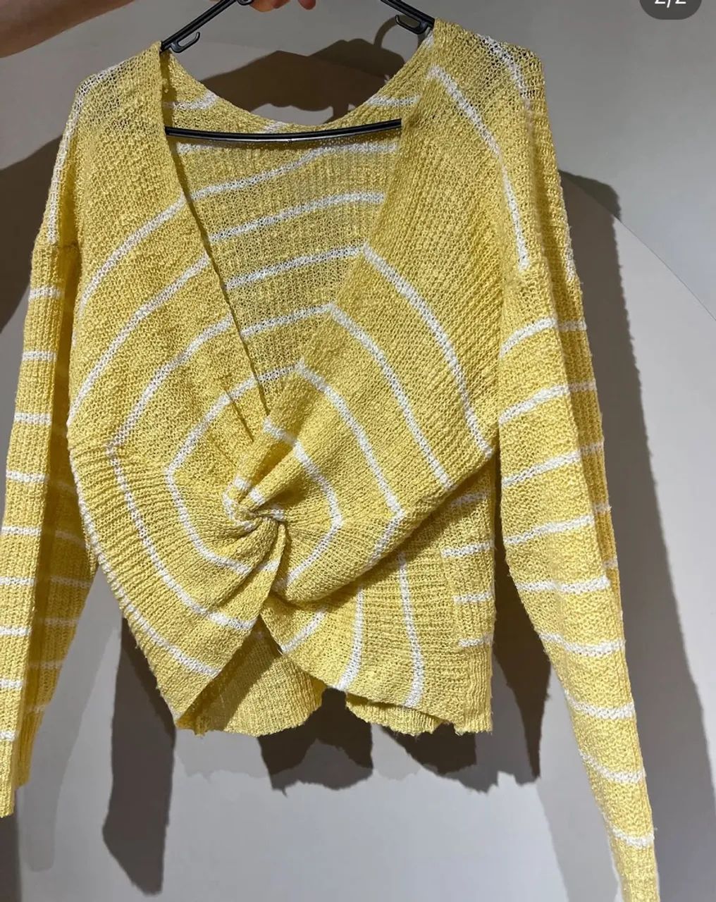Blusa tricot amarelo - Foto 2