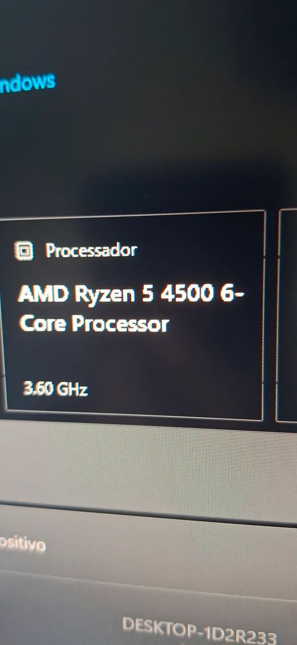 Processador ryzen 5 4500  - Foto 2