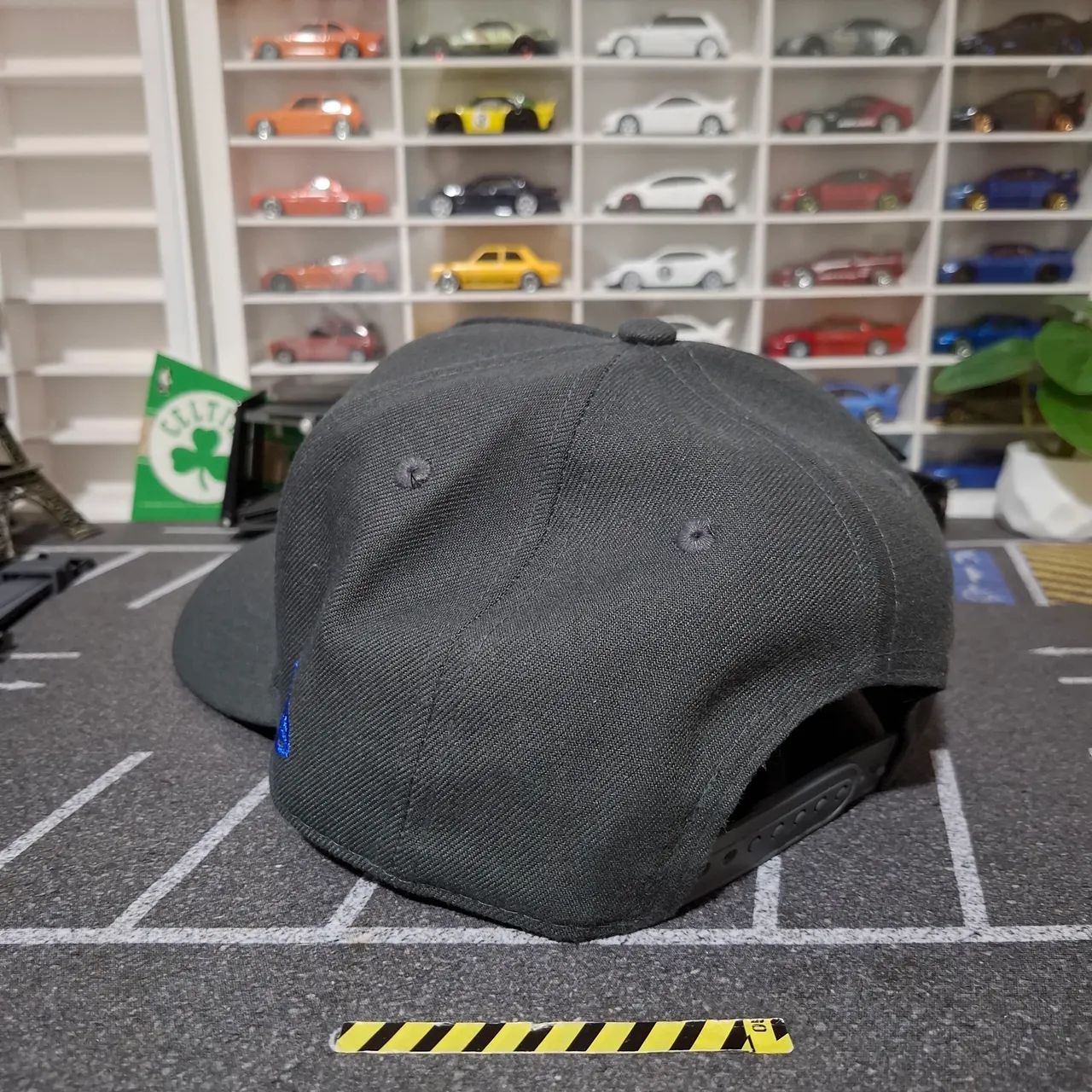 Boné New Era 9FORTY A-FRAME SNAPBACK New York Yankees Chumbo com Azul - Foto 3